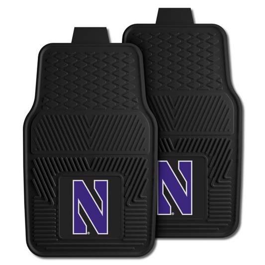 NORTHWESTERN WILDCATS VINYL CAR MAT SET