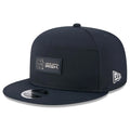 NOTRE DAME FIGHTING IRISH 2025 SIDELINE SPLIT PANEL 9FIFTY SNAPBACK HAT - NAVY
