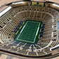 NOTRE DAME FIGHTING IRISH 25 LAYER 3D STADIUM LIGHTED END TABLE