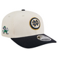NOTRE DAME FIGHTING IRISH LOYAL CORDUROY 9SEVENTY STRETCH-SNAP ADJUSTABLE HAT - CHROME WHITE/NAVY