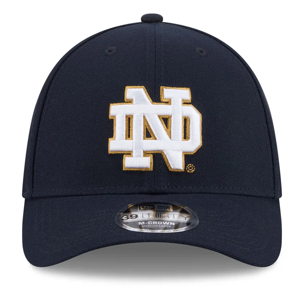 NOTRE DAME FIGHTING IRISH TEAM 39THIRTY M-CROWN FLEX FIT HAT - NAVY