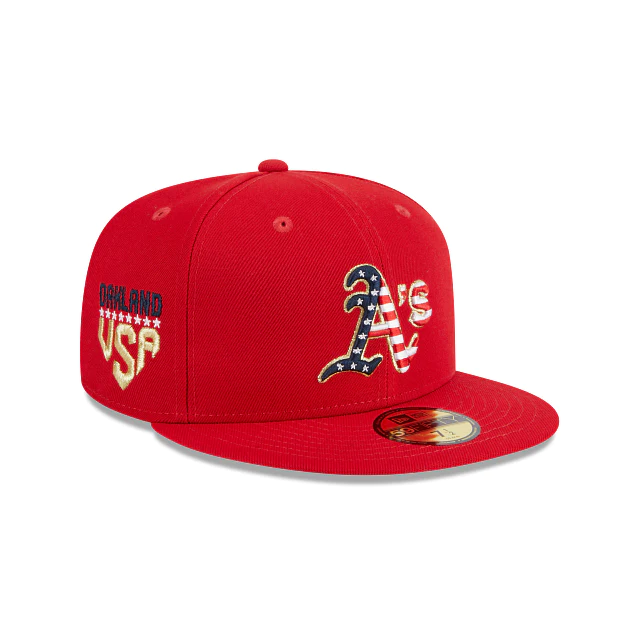 OAKLAND ATHLETICS 2023 4TH OF JULY 59FIFTY FITTED HAT