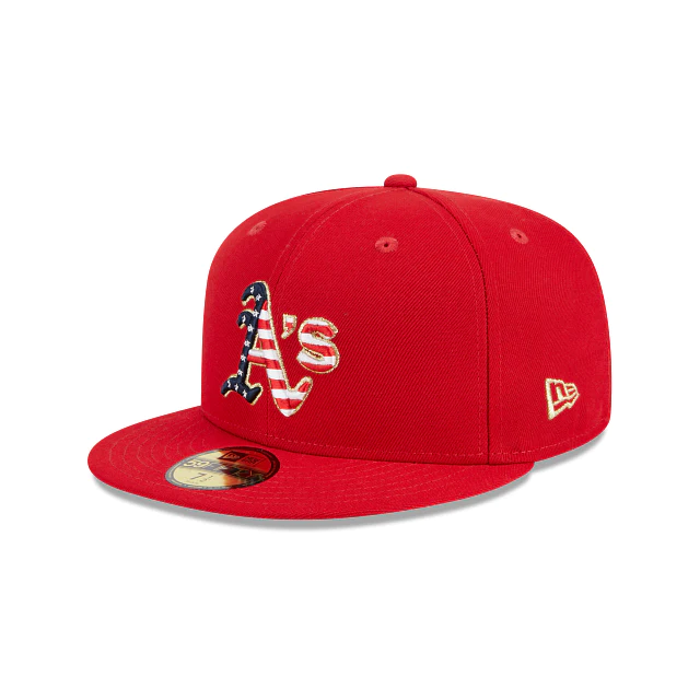 Oakland Athletics 2023 4th of July 59FIFTY Fitted Hat 23 / 7 1/8