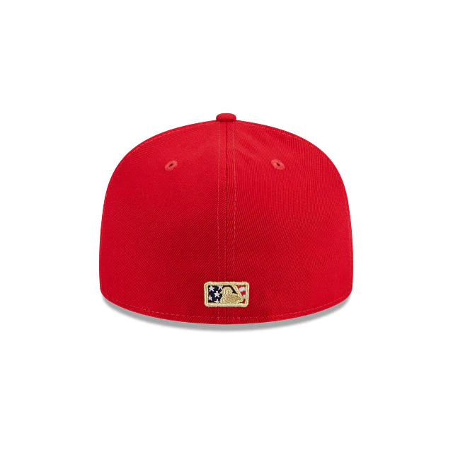 Independence Day Red 9TWENTY Adjustable Oakland Athletics Hat