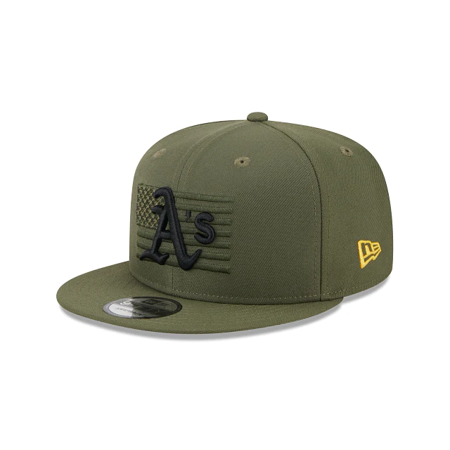 OAKLAND ATHLETICS 2023 ARMED FORCES 9FIFTY SNAPBACK HAT