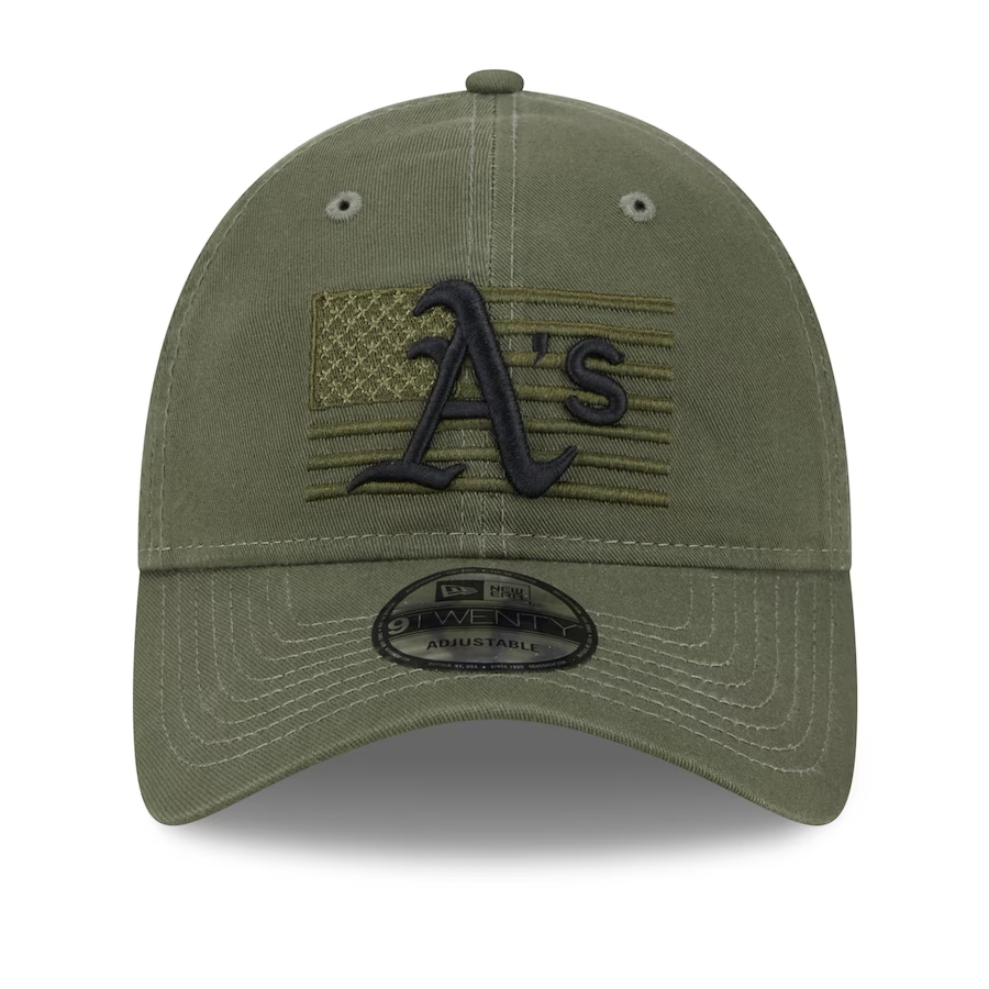 OAKLAND ATHLETICS 2023 ARMED FORCES 9TWENTY ADJUSTABLE HAT