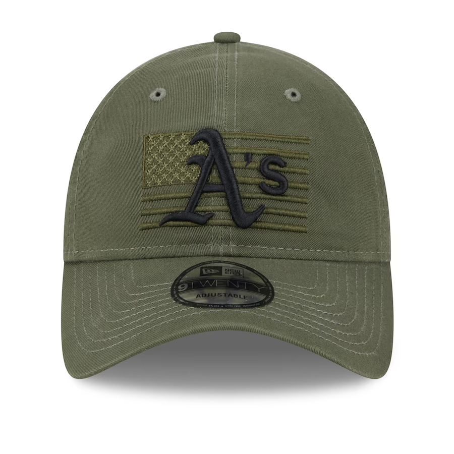 GORRA AJUSTABLE 9TWENTY DE LAS FUERZAS ARMADAS 2023 DE OAKLAND ATHLETICS 2023