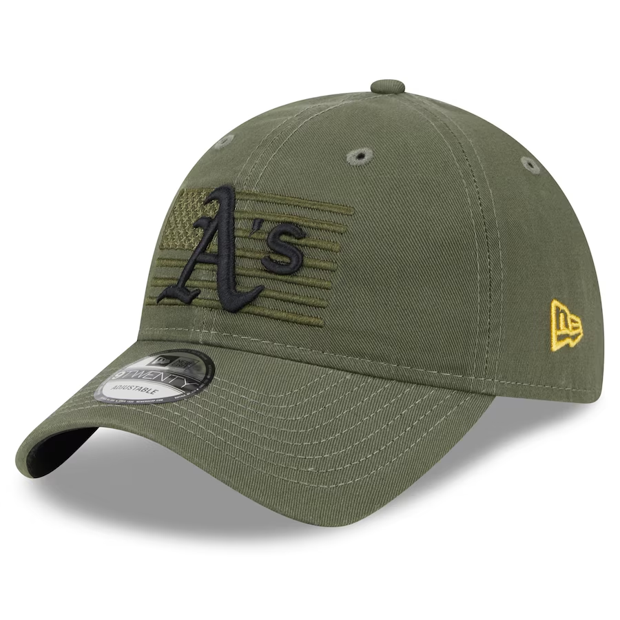 OAKLAND ATHLETICS 2023 ARMED FORCES 9TWENTY ADJUSTABLE HAT