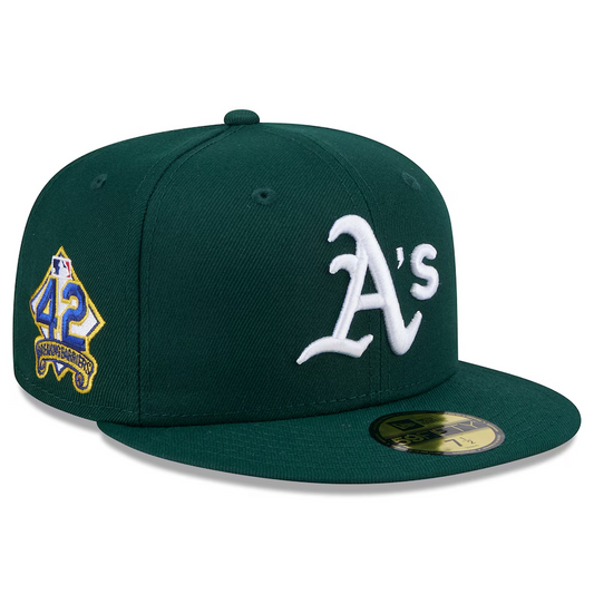 OAKLAND ATHLETICS 2025 MLB JACKIE ROBINSON DAY 59FIFTY FITTED - GREEN