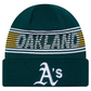 OAKLAND ATHLETICS CLUBHOUSE SPORT CUFFED KNIT - GREEN