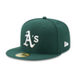 OAKLAND ATHLETICS EVERGREEN BASIC 59FIFTY FITTED HAT