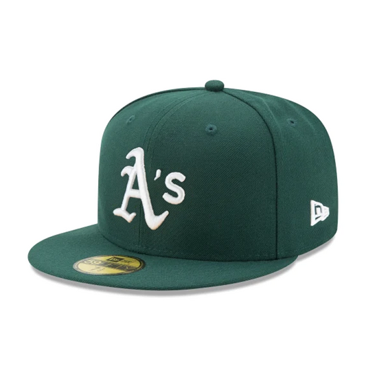 GORRA AJUSTADA EVERGREEN BASIC 59FIFTY DE OAKLAND ATHLETICS