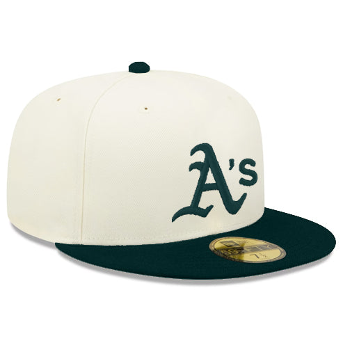 OAKLAND ATHLETICS EVERGREEN CHROME 59FIFTY FITTED HAT