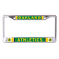 OAKLAND ATHLETICS LASER LICENSE PLATE FRAME - COOPERSTOWN