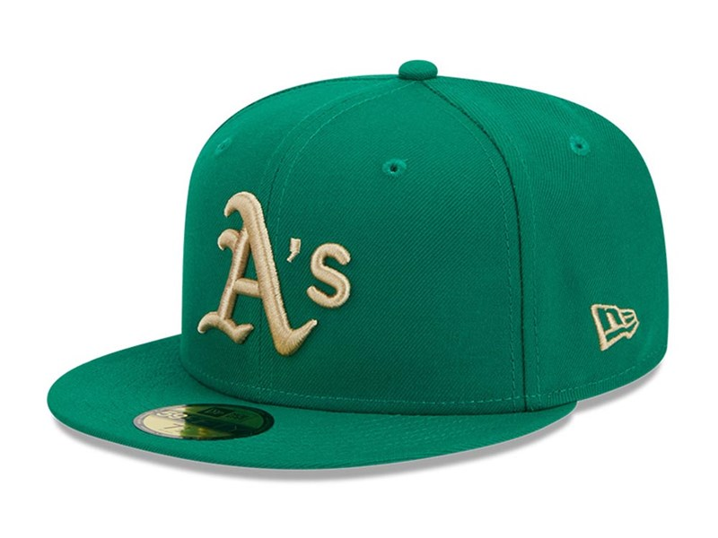 OAKLAND ATHLETICS LAUREL SIDE PATCH 59FIFTY FITTED