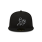 OAKLAND ATHLETICS MEN'S 2022 BATTING PRACTICE HAT 59FIFTY FITTED-BLACK/WHITE