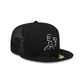 OAKLAND ATHLETICS MEN'S 2022 BATTING PRACTICE HAT 59FIFTY FITTED-BLACK/WHITE