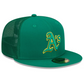 GORRO DE PRÁCTICA DE BATEO PARA HOMBRE 2022 DE OAKLAND ATHLETICS 59FIFTY AJUSTADO