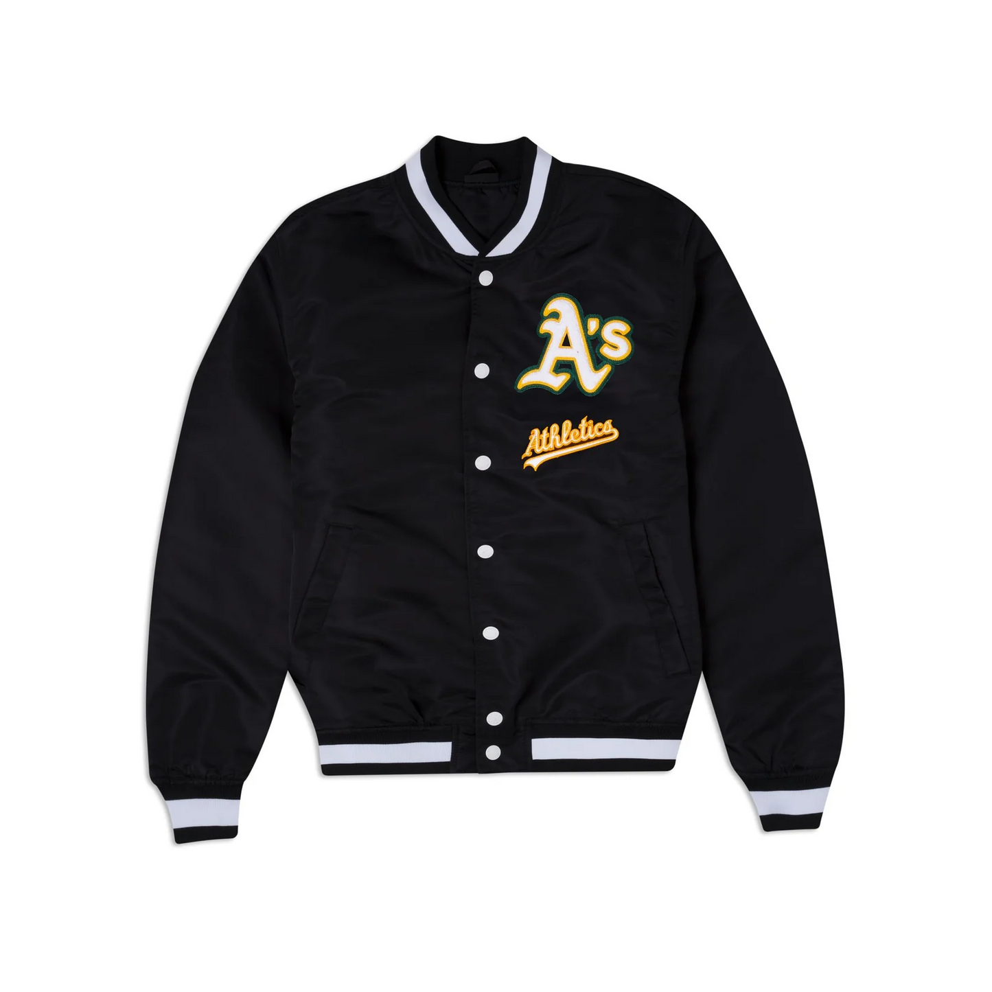ATHLETICS MEN'S LOGO SELECT BLACK JACKET