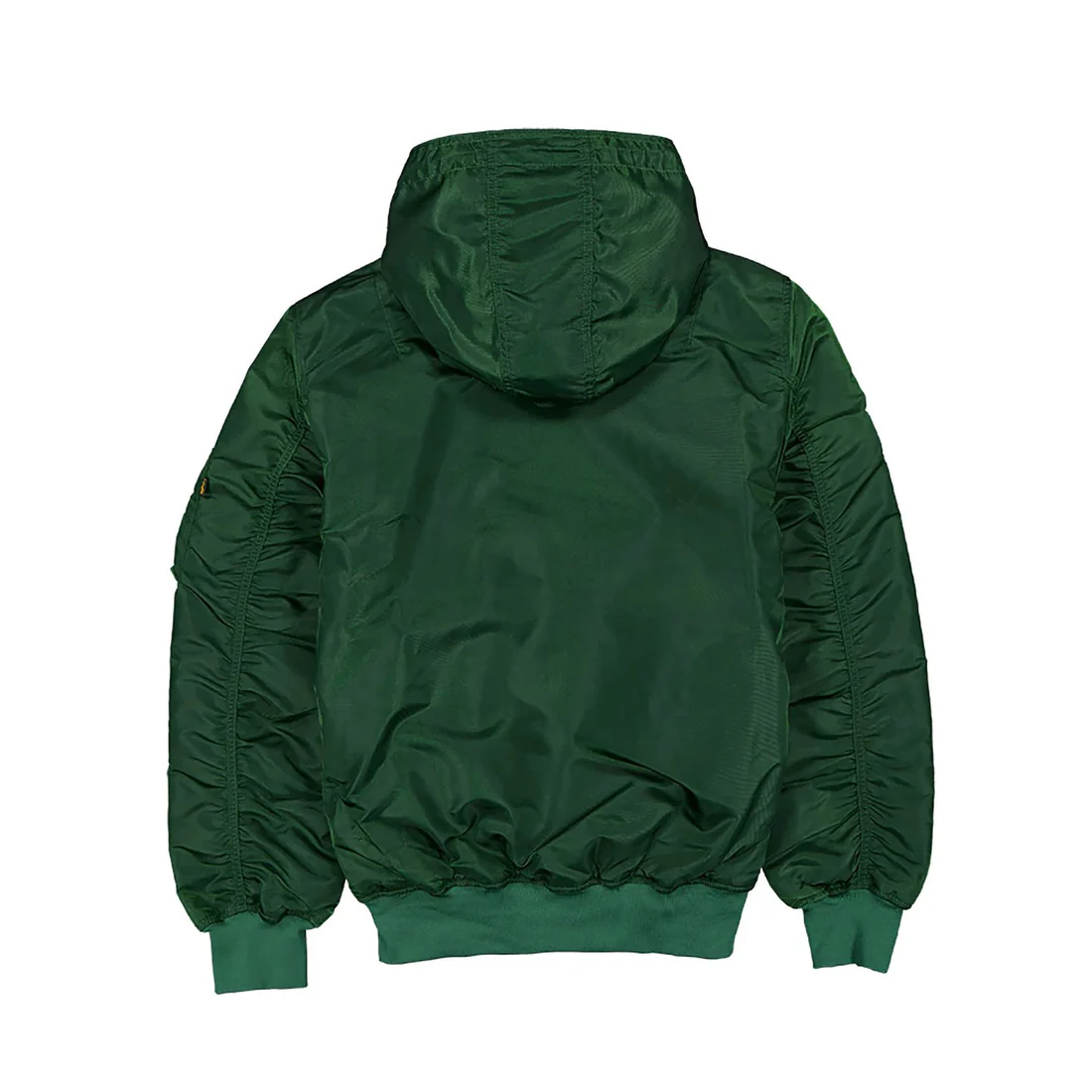 ATHLETICS MEN'S NEWERA X ALPHA INDUSTRIES L-2B HOODED BOMBER JACKET - GREEN
