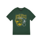 OAKLAND ATHLETICS MEN'S OLD SCHOOL SPORT T-SHIRT - GREEN