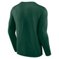 OAKLAND ATHLETICS MEN'S STRIKE THE GOAL LONG SLEEVE T-SHIRT - GREEN