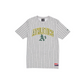 ATHLETICS MEN'S THROWBACK PINSTRIPE T-SHIRT - GRAY