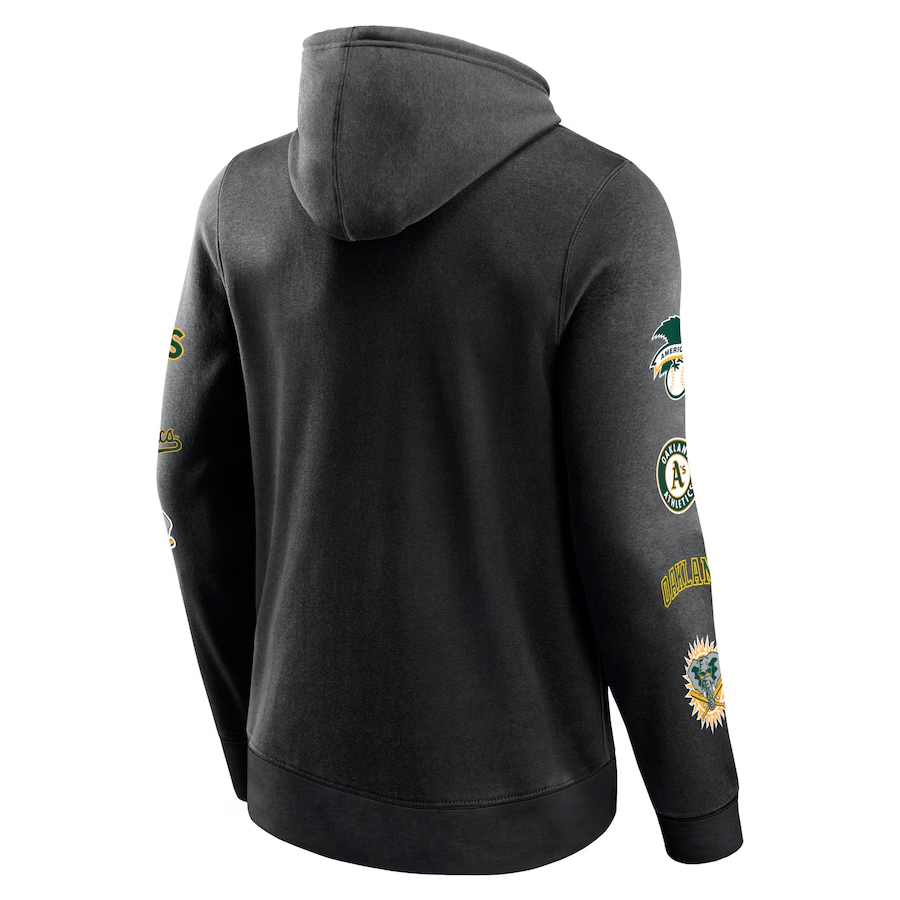 OAKLAND ATHLETICS MEN'S WILD WINNER PULLOVER HOODED SWEATSHIRT