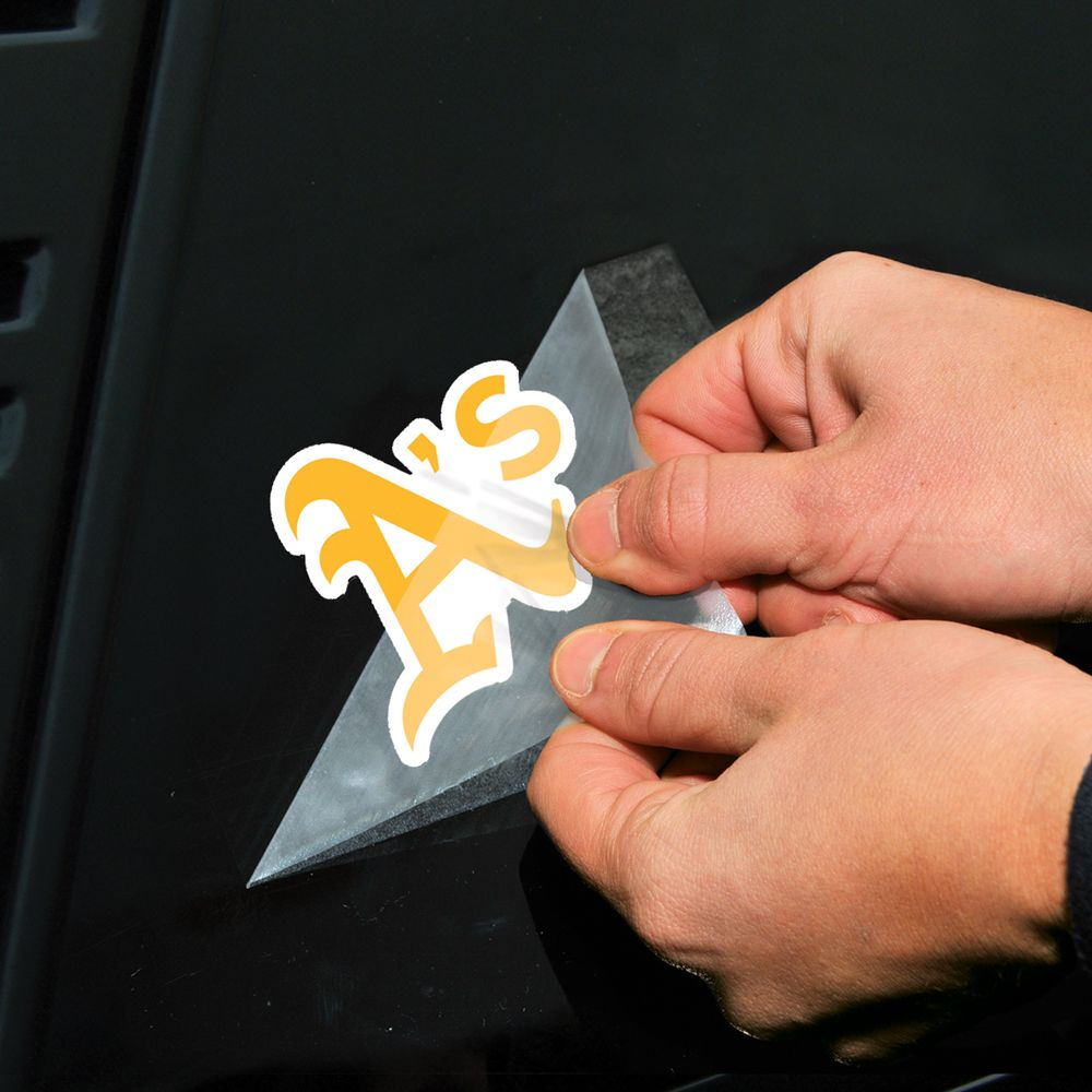 OAKLAND ATHLETICS PERFECT CUT 4"X 4" DECAL SET