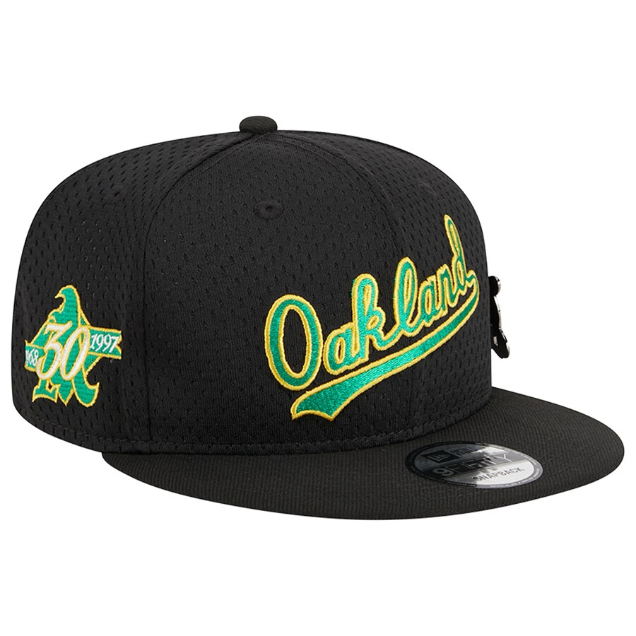 OAKLAND ATHLETICS POST-UP PIN 9FIFTY SNAPBACK