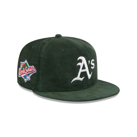 OAKLAND ATHLETICS THROWBACK CORD 59FIFTY FITTED HAT