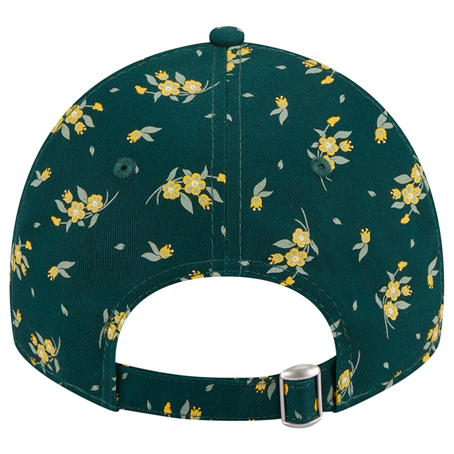 OAKLAND ATHLETICS WOMEN'S BLOOM 9TWENTY ADJUSTABLE HAT - GREEN