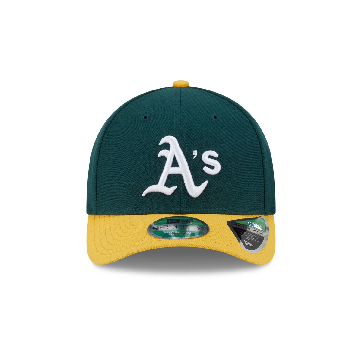 OAKLAND ATHLETICS YOUTH PLAYER REPLICA 9FORTY M-CROWN SNAPBACK ADJUSTABLE HAT - HOME