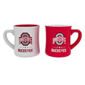 OHIO STATE BUCKEYES 10OZ CERAMIC CUP 2-PIECE SET 