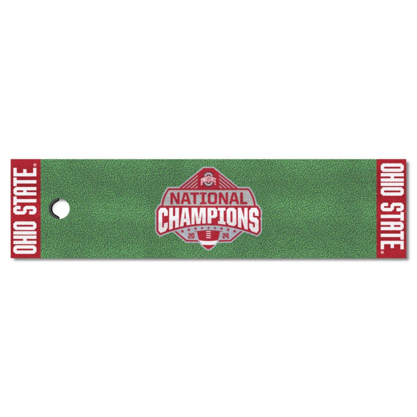 OHIO STATE BUCKEYES 2024 NCAA NATIONAL CHAMPIONS 18" X 72" PUTTING GREEN RUNNER