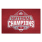 OHIO STATE BUCKEYES 2024 NCAA NATIONAL CHAMPIONS 19" X 30" STARTER RUG