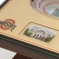OHIO STATE BUCKEYES 25 LAYER 3D STADIUM LIGHTED END TABLE
