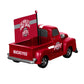 OHIO STATE BUCKEYES 9" RALLY TRUCK GARDEN STATUE WITH FLAG