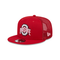 OHIO STATE BUCKEYES EVERGREEN TRUCKER 9FIFTY SNAPBACK HAT