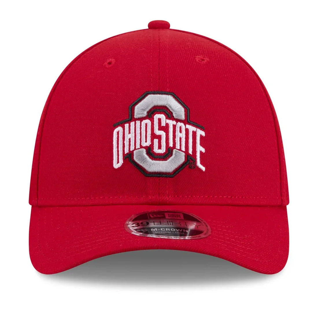 OHIO STATE BUCKEYES TEAM 39THIRTY M-CROWN FLEX FIT HAT - RED