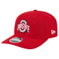 OHIO STATE BUCKEYES TEAM COLLECTIVE 9SEVENTY STRETCH-SNAP ADJUSTABLE HAT - RED