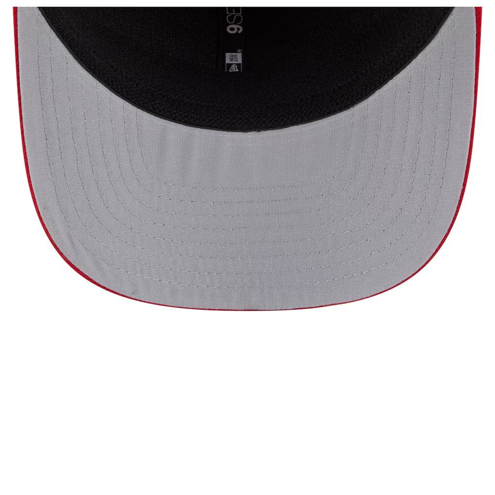 OHIO STATE BUCKEYES TEAM COLLECTIVE 9SEVENTY STRETCH-SNAP ADJUSTABLE HAT - RED