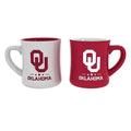 OKLAHOMA SOONERS 10OZ CERAMIC CUP 2-PIECE SET 