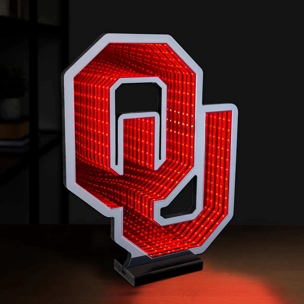 OKLAHOMA SOONERS LED INFINITY LOGO LIGHT