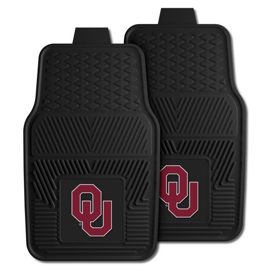 OKLAHOMA SOONERS VINYL CAR MAT SET