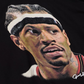 PHILADELPHIA 76ERS ALLEN IVERSON MEN'S MITCHELL & NESS REAL BIG FACE T-SHIRT - BLACK