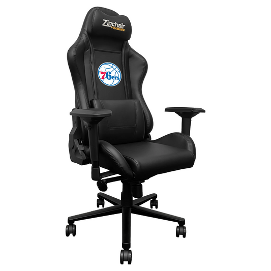 PHILADELPHIA 76ERS XPRESSION PRO GAMING CHAIR WITH SECONDARY LOGO