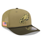 PHILADELPHIA EAGLES 2025 NFL SALUTE TO SERVICE 9SEVENTY ADJUSTABLE HAT - GREEN
