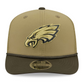 PHILADELPHIA EAGLES 2025 NFL SALUTE TO SERVICE 9SEVENTY ADJUSTABLE HAT - GREEN