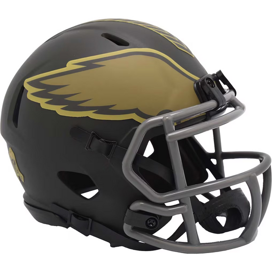 PHILADELPHIA EAGLES 2025 NFL SALUTE TO SERVICE RIDDELL SPEED MINI HELMET